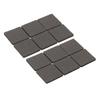 2/12/30/48Pcs Thick Skid Protection Pad Chair Stool Furniture Foot Sleeve Mat