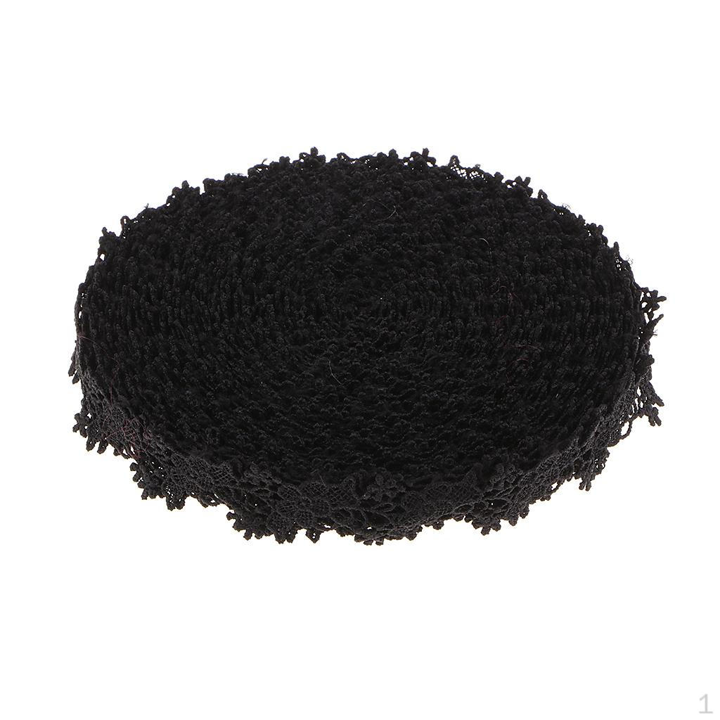 

15 метров белое кружево вязаная лента хлопчатобумажная ткань свадебная тесьма Black C