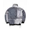 Fm91.02 Teddy Bear & Paisley Reversible Jacket Black