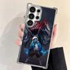U-Undertale S-Sans Plating Phone Case For Samsung Galaxy S24 S25 FE S26 Edge S23 Ultra S22 S21 Plus S20 Anti-Fall Airabag Cover