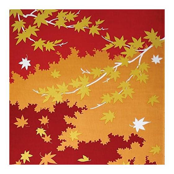 Shikisai-fu Tenugui: Autumn Leaves