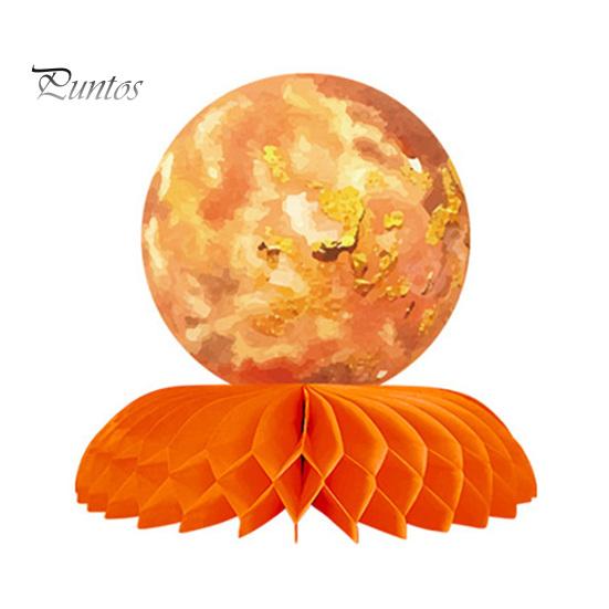 9 bucăți Planetă Fagure Centrală Spațiu Sistem Solar Tema Decoratiuni de masă Hârtie Planetă Fagure pentru copii Decorațiuni pentru petrecerea de aniversare