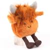 Highland Cattle Plush Toy Cartoon Stuffed Animal Doll Decorations Kids Gift