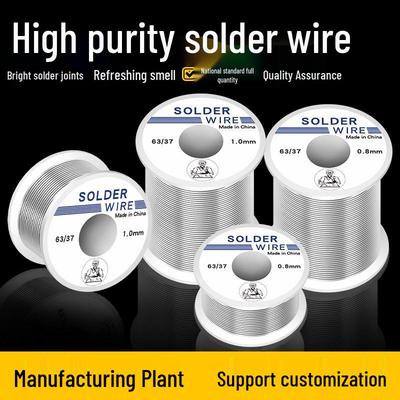 0.8mm Rosin Core Tin Soldering Wire, Low-Temp, Wash-Free, 100g/200g Spool