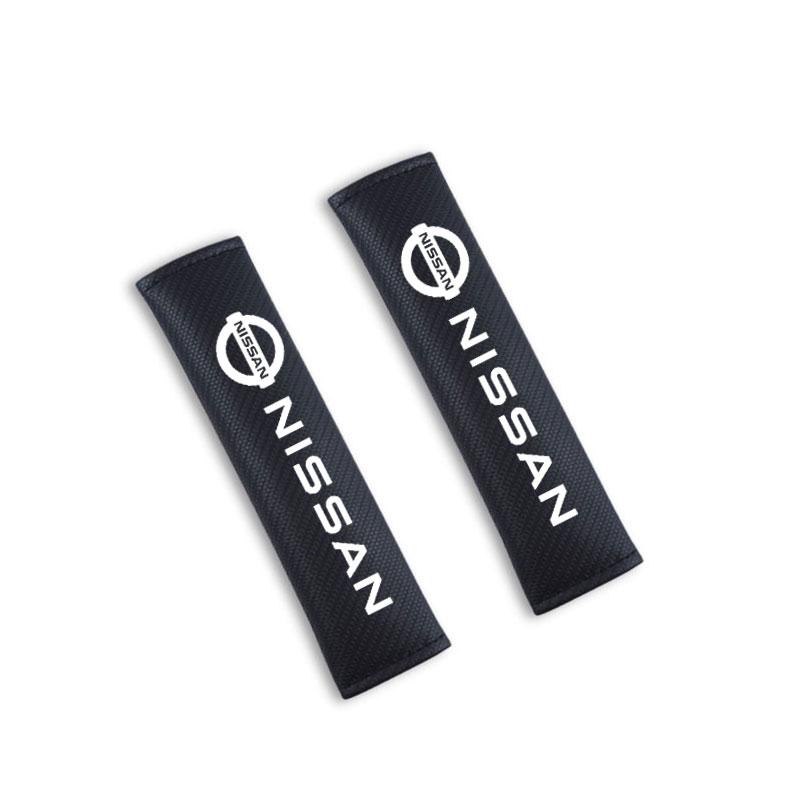 Car Seat Belt Covers Safety Belt Pad Shoulder Pad For Nissan J10 X-Trail Qashqai Juke Leaf Micra NOTE Patrol Pulsar Accessories
