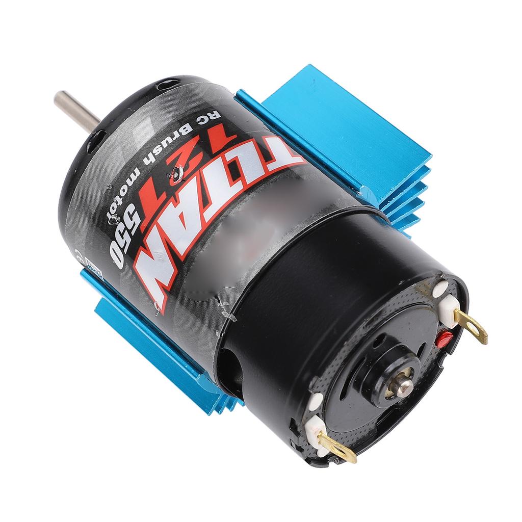 550 RC Car Motor Universal Brushed Motor with Blue Heat Sink for Axial SCX10 for Hpi for Redcat JL 90046