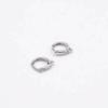 S925 Sterling Silver Cubic Zirconia Hoop and Stud Earrings: Elegant Small Ear Cuffs for Women, Korean Style, Unique Design