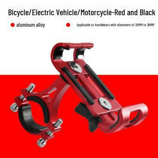 Suport transfrontalier pentru telefon pentru biciclete din aliaj de aluminiu, suport rotativ la 360° pentru biciclete, biciclete electrice și scutere.