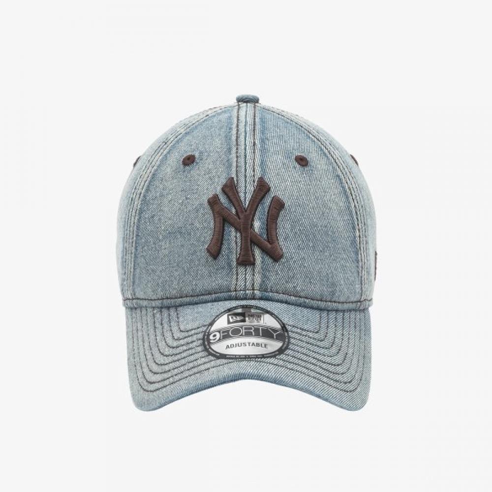 New Era Mlb New York YankeeS Denim SerieS UnStructured Ball Cap Light Blue 14561855 S