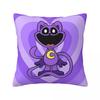 Cartoon Catnap Dogday Kissenbezug Polyester Kissenbezug Geschenk Lächelnde Katzen Kissenbezug Hülle Zuhause Reißverschluss 45*45cm