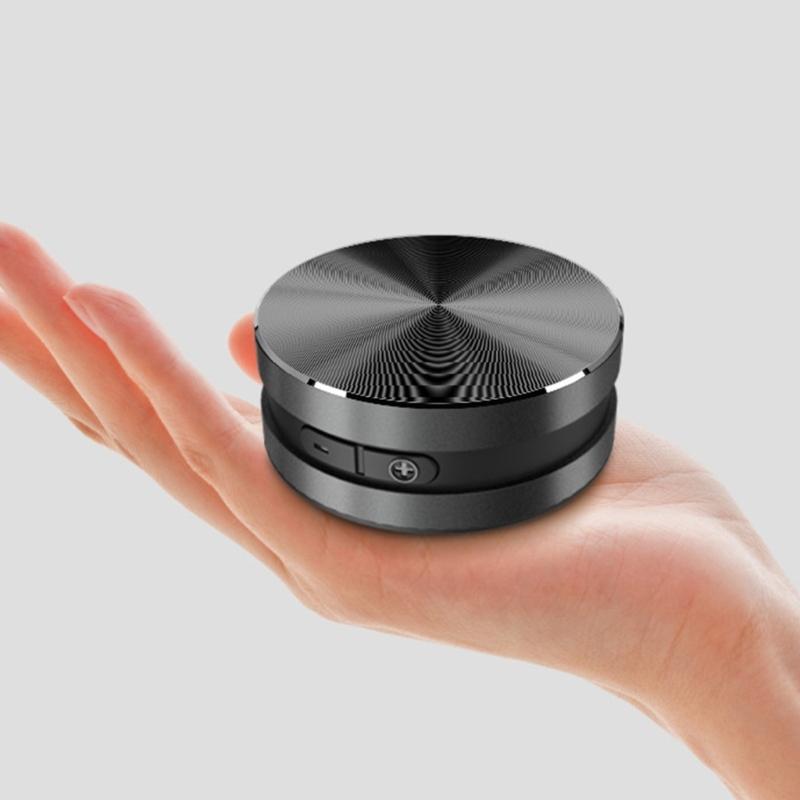 Wireless Bluetooth-compatible Speaker Metal Mini Bone Conduction Speaker Portable Stereophonic Sound Player For Home Car