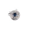 London Blue Topaz Gemstone 925 Sterling Silver Jewelry Handcrafted Pendant 0.92" CP-34-8