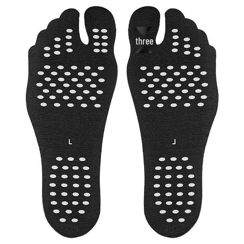 Одноразовые самоклеящиеся пляжные накладки на стопы - Изолирующие, Отрывные, Портативные, Невидимые летние стельки