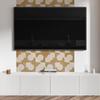 Panel Winylowy Samoprzylepny Z Nadrukiem Do Salonu 120X60 Cm Geometryczne Koła I Łuki