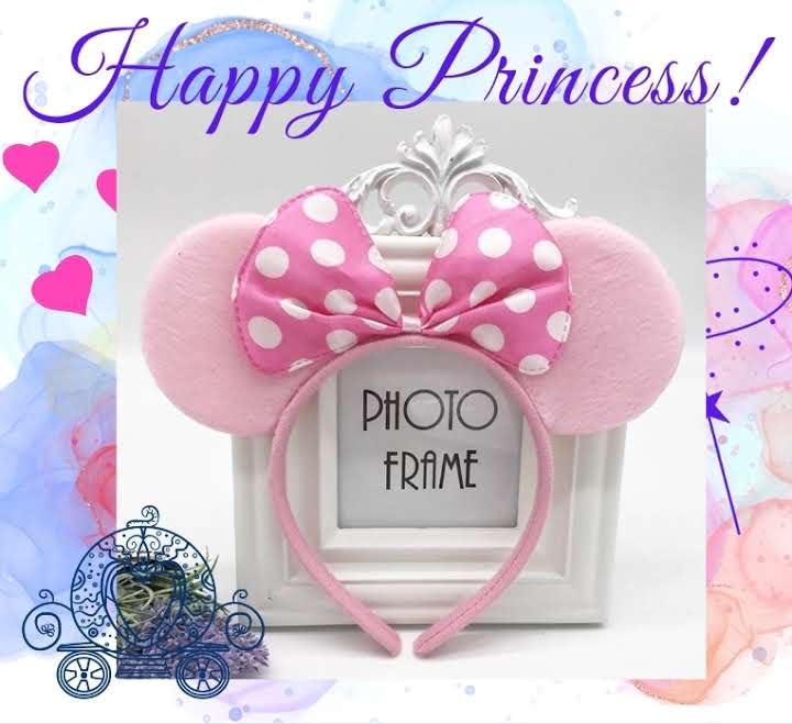 Sai Minnie Mouse Cosplay Costume for Girls, Pink, Princess with Headband, Anime Style, Polka Dots, Spring, Summer, Fall, Winter, Kids' Clothing, Cute