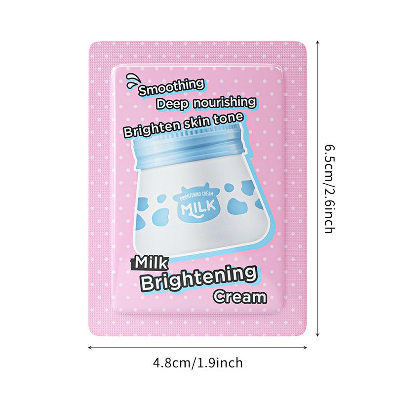 

LAIKOU Зволожуючий крем з молоком Пакетик з кремом з молоком 1,5 г Таблетки Зволоження та зволоження cream-10pcs