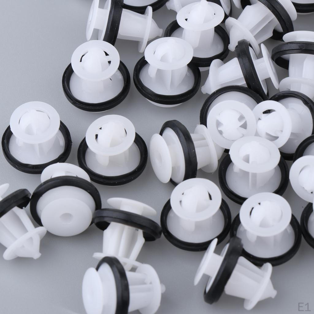 50 Pieces Assortment Car Panel Push Rivet Retainer Clip