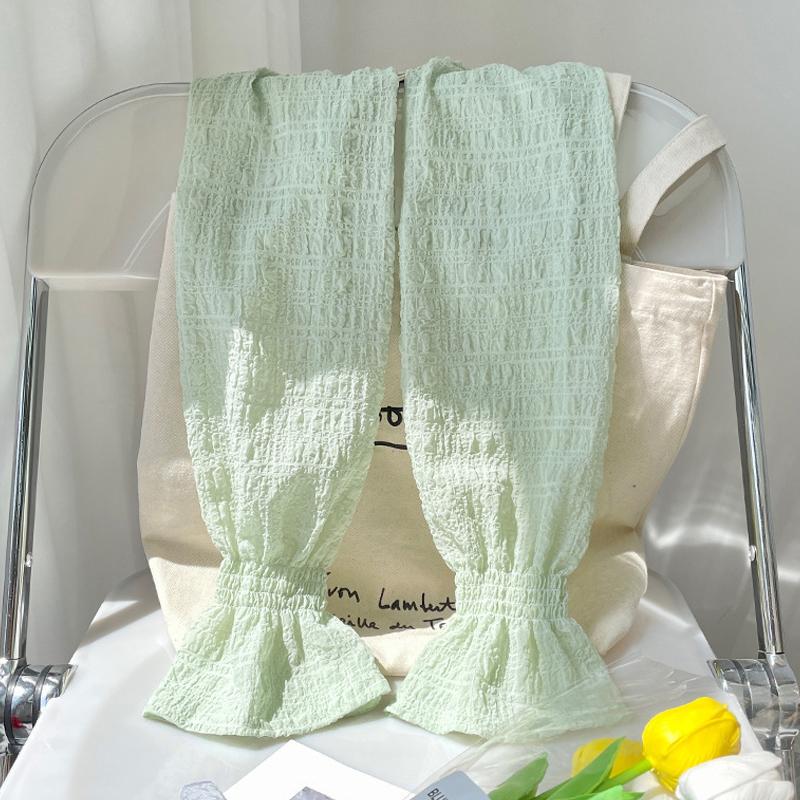 Summer Ice Silk Sunscreen Sleeve Loose Ice Sleeve Breathable Horn Sleeve