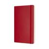 Moleskine Notebook Classic Notebook Soft Cover Plain Large Size wide x 21cm Scarlet Red QP618F2 (13cm long)