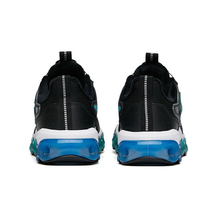 Anta Energy Ring Technology Sports Low-Top Running Shoes Kids Sneaker Black Green 312145582-11