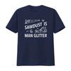 Funny Carpenter Woodworking Sawdust Is Unisex Glitter Print Casual T Shirt Vintage Washed Fashion Slightly Graphic Breathable