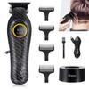 8000RPM Brushless Motor Professional Hair Clipper Base Charger LED Display Hair Trimmer Men's Hair Cutting Machine