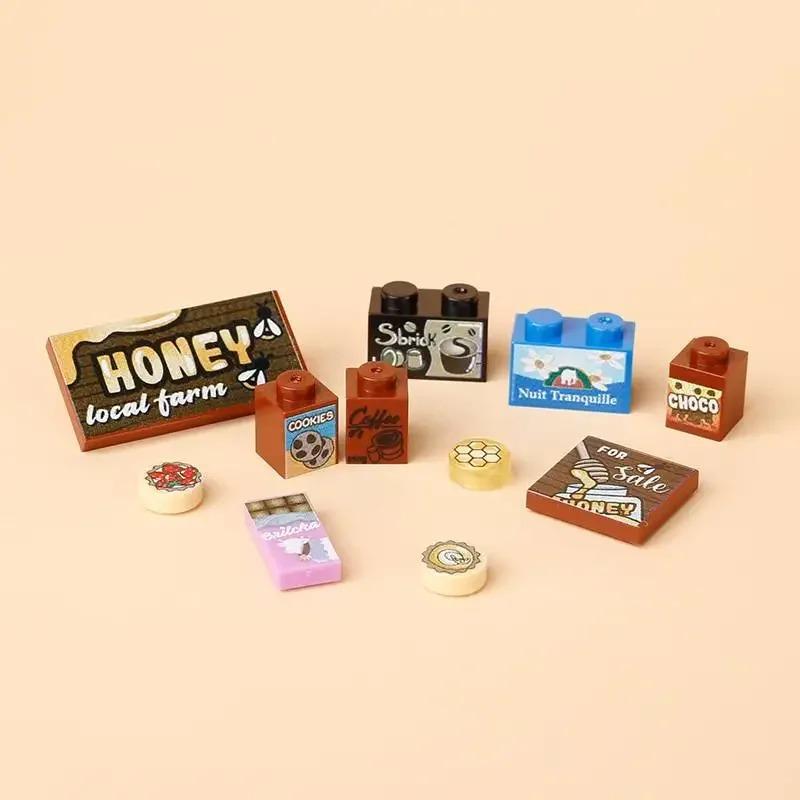 

Конструктор Принтованные Кирпичики Морепродукты Овощи Мороженое Экспресс-посылка Компьютерный Контроллер Рождественские Хэллоуин Подарки MOC