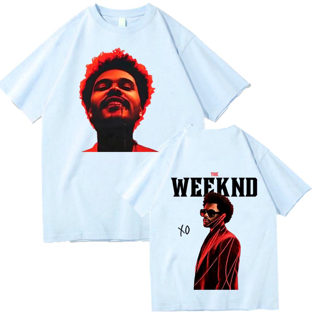 2026 TheWeeknd World Tour Tshirt Unisex Unisex Harajuku Short Sleeve Oneck Casual Shirt