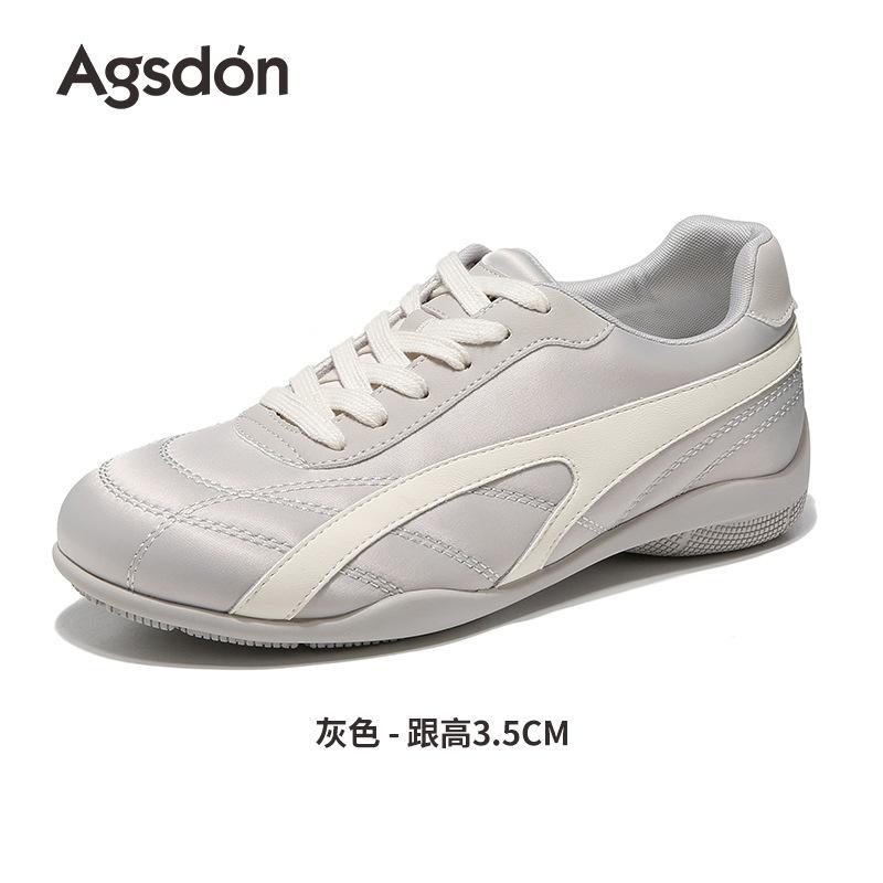 Augustus Dengde Training Shoes Women's 2025 New Autumn Flat-bottomed Forrest Gump Shoes Student Sports and Leisure Little White Board Shoes