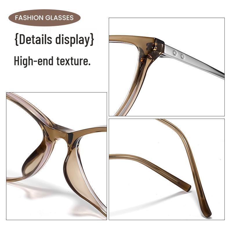 Trendy Retro Cat Eye Myopia & Anti-Blue Light Glasses for Women
