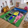 "Soccer Legends United On the Field" Patterned Carpet, Non Slip Mat Suitable for Living Room and Bedroom Sofas