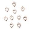Vintage Silver Heart Pendant with 'Love' Letters - Creative Handmade Jewelry Accessory