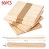 50/100pcs Wooden Popsicle Sticks Hand Crafts Wood Ice Cream Popsicle Sticks DIY Wooden Sticks