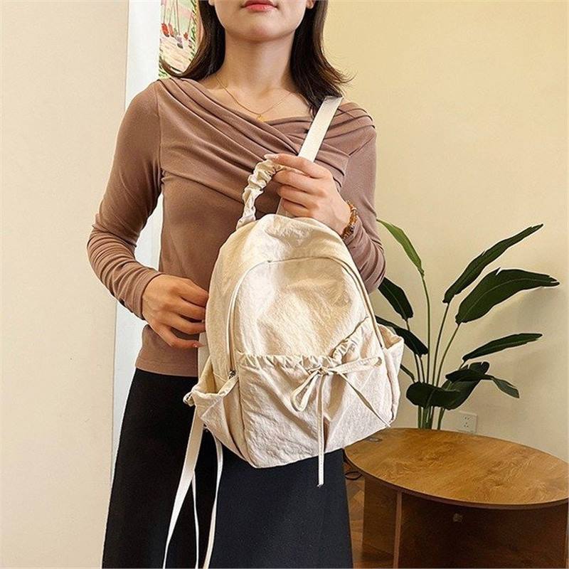 Schoolbag Korean niche trendy cute backpack travel outdoor backpack lightweight versatile large capacity student bag