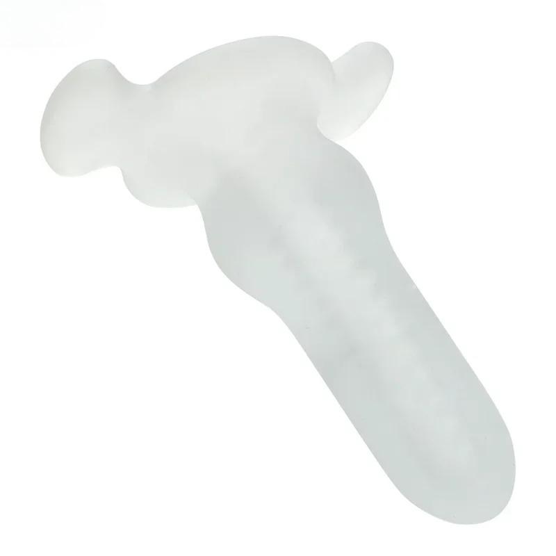 Long Life TPE Soft Butt Plug Prostate Massager Masturbator Hollow Anal Plug Male Penis Dildo Sex Toy For Women Men