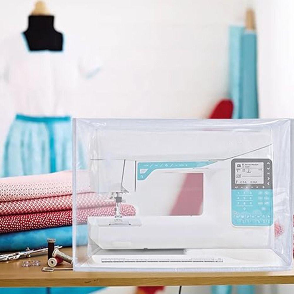 Anti-fouling Sewing Machine Dust Cover PVC Sewing Machine Storage Organizer Home Use