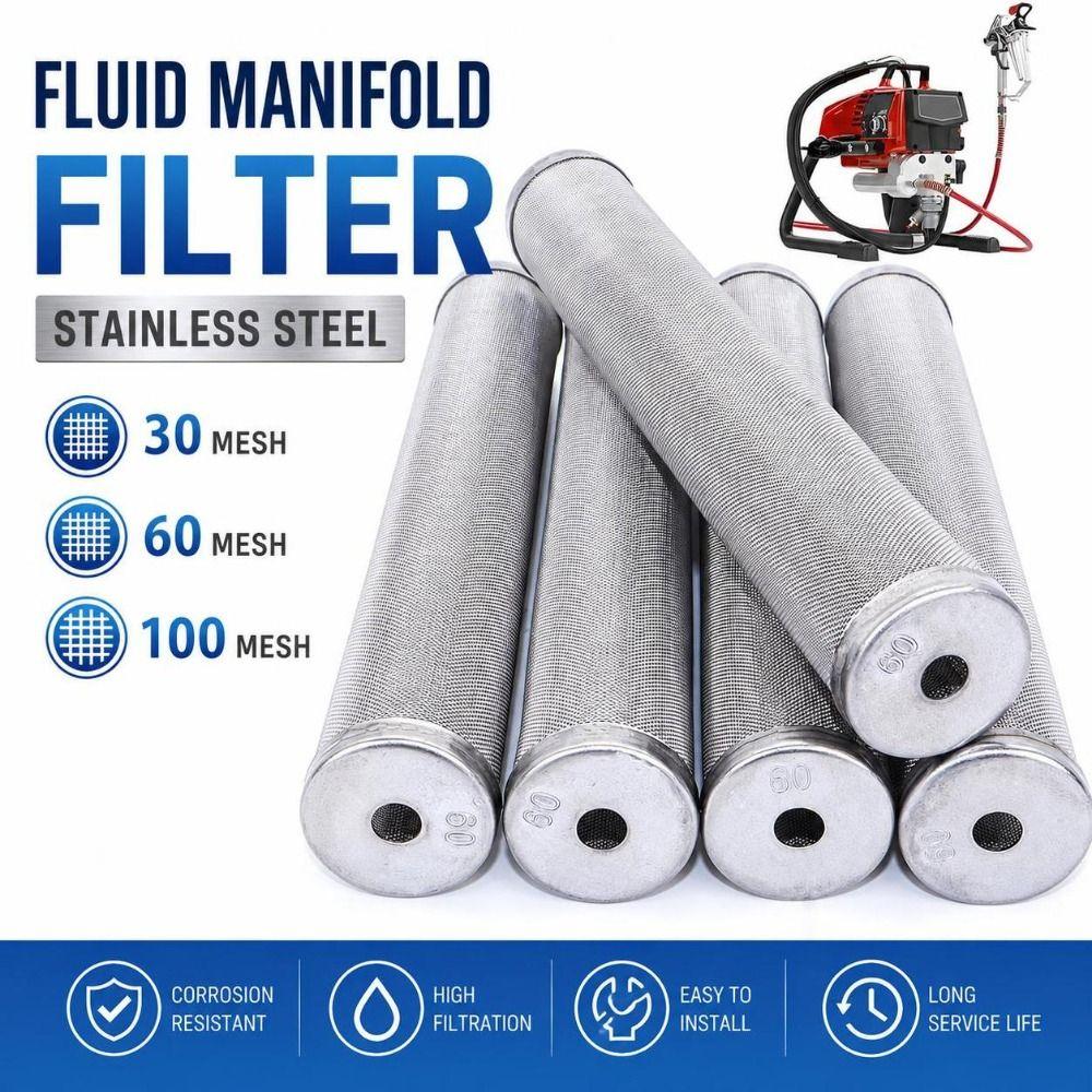 Stainless-Steel Airless Spray Pump Filter 730-067 Paint Sprayer Filter High Pressure Filter