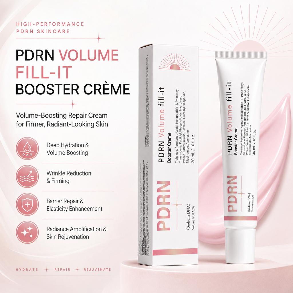 PDRN Straffende Augencreme Feuchtigkeitsspendend Glatt Leichte Formel für Fältchen Dunkle Augenringe Tägliche Nährende Pflege 30ml