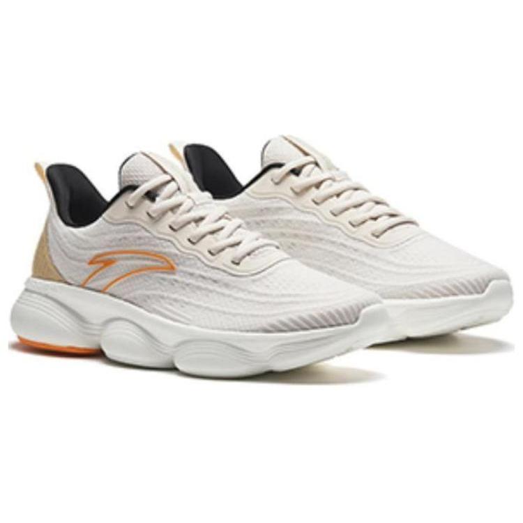 Anta Urban Wandering Run Fabric Abrasion Resistant Breathable Low top Running Shoes Men's Mud Gray 912335572-4