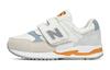 Low Top Kids Lifestyle Shoes White Gray Kids' PV530GC