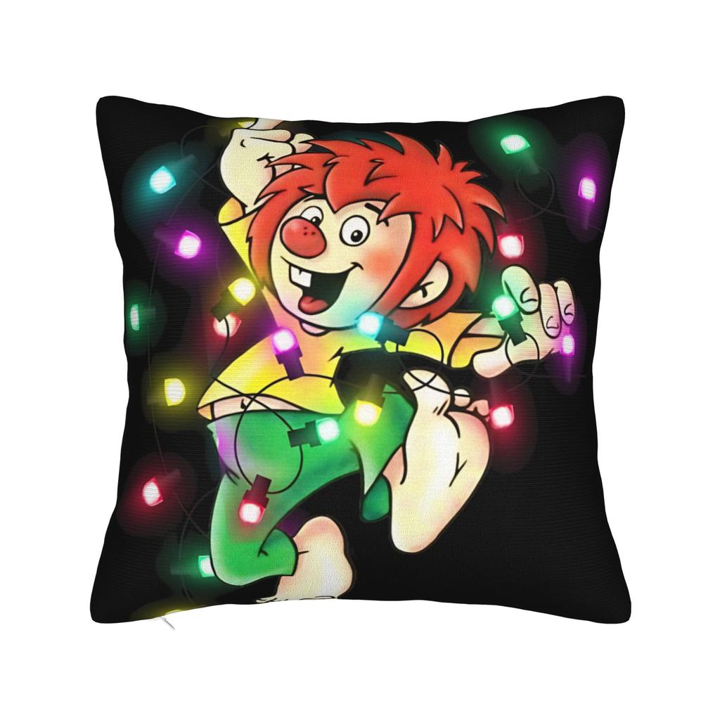 P-Pumuckls Pillow Case Cute Funny Pillow Cover Square Pillowcases For Office Car Home Decor