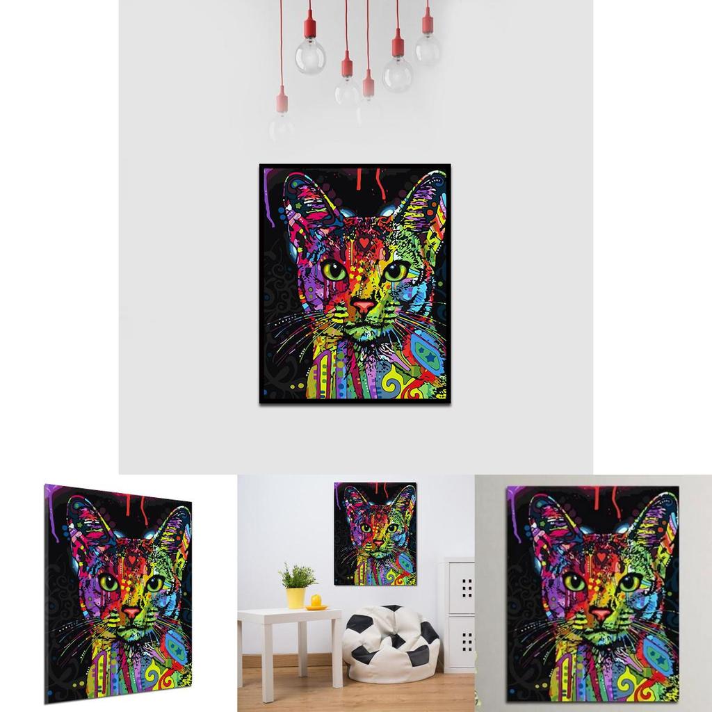 Animal Painting Canvas Wall Art With Handdrawn Design For Living Room Decor