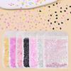 Nail Art Iridescent Petal Glitter Stickers - Limited Edition