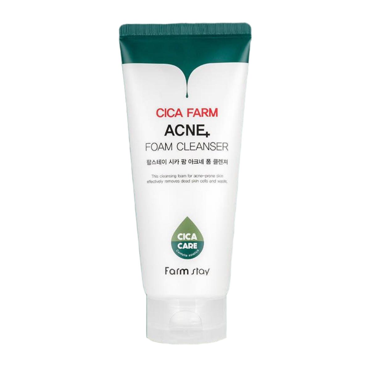 Farmstay Cica Farm Akne Reinigungsschaum Erfrischend Klärend 180ml