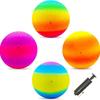 8.5" American Playground Dodgeball - Kids' Rainbow Pat Ball for Grass Play