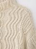 2025 Autumn Women's Solid Color Round Neck Knit Sweater, European & American Style