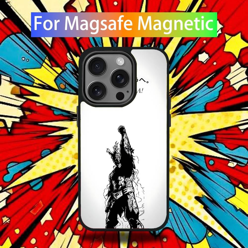 Toshinori Yagi MHA All Might Phone Case For iPhone 17,16,15,14,13,12,11,Pro,Max,Plus,Mini,SE4,E Magsafe Wireless Charging Cover