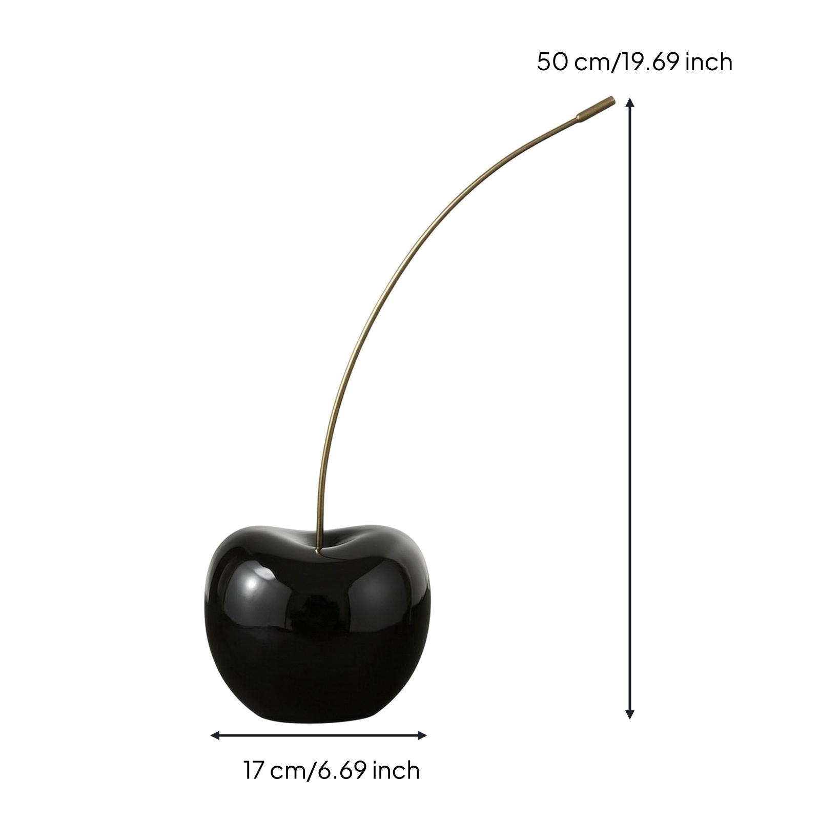 Sveķu ķiršu dekoratīvs ornaments, spīdīgs, ar