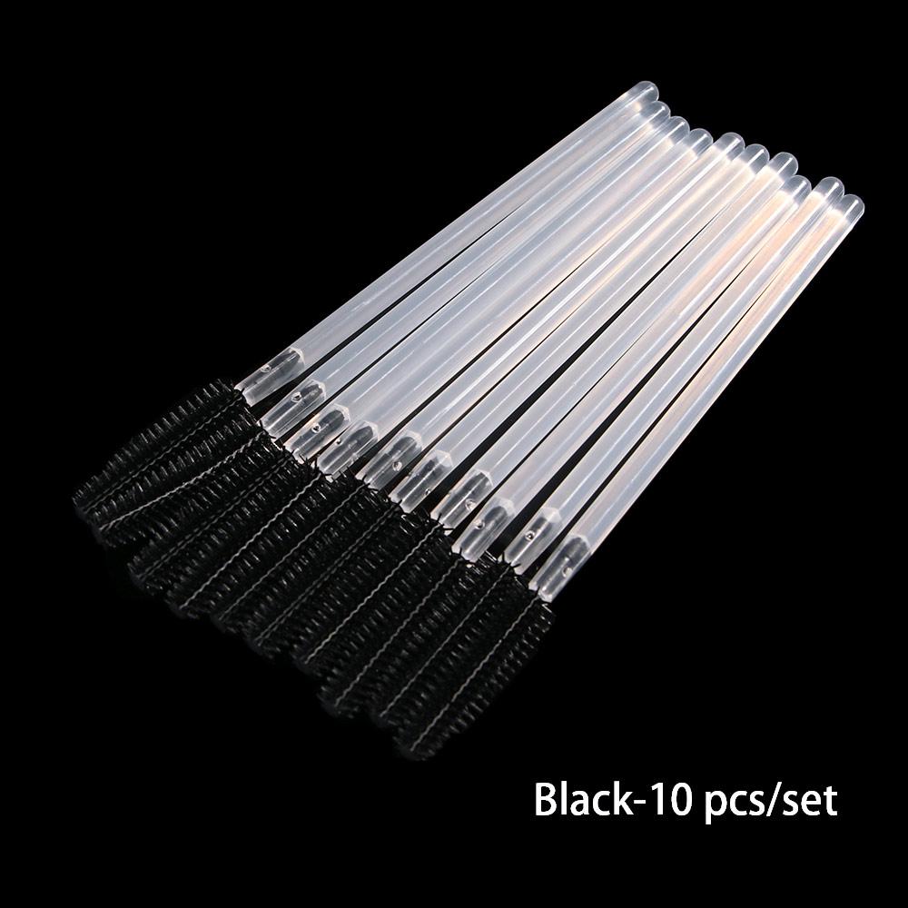 Transparent Silicone Eyebrow Comb Spoolers Eye Lashes Mascara Wand Applicator Disposable Eyebrow Brush for Eyelash Extension
