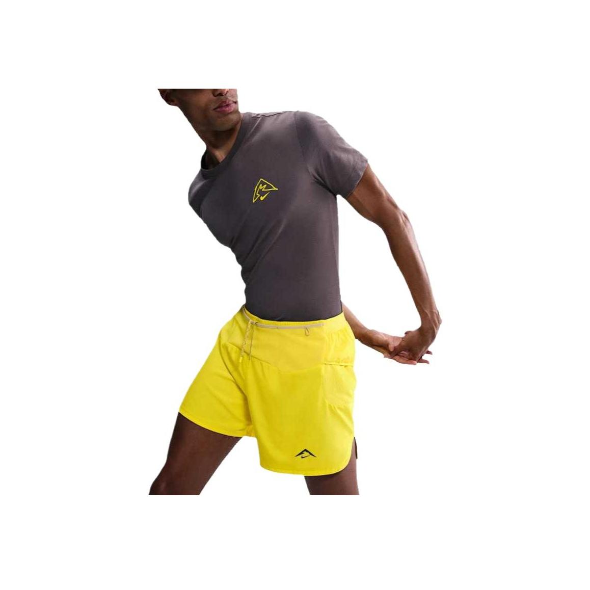 

Nike Dri-FIT ADV Быстросохнущие Легкие Мягкие Удобные Стильные Универсальные Сухие Шорты для Бега Спортивные Шорты Мужские шорты Желтые HJ3572-718 M